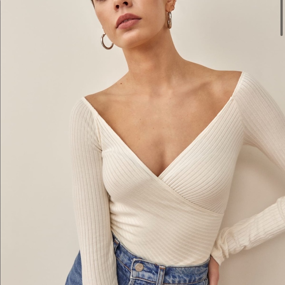 Reformation The Minnie Knit Top
